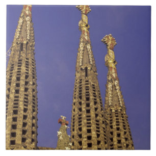 Europe, Spain, Barcelona Sagrada Familia Ceramic Tile