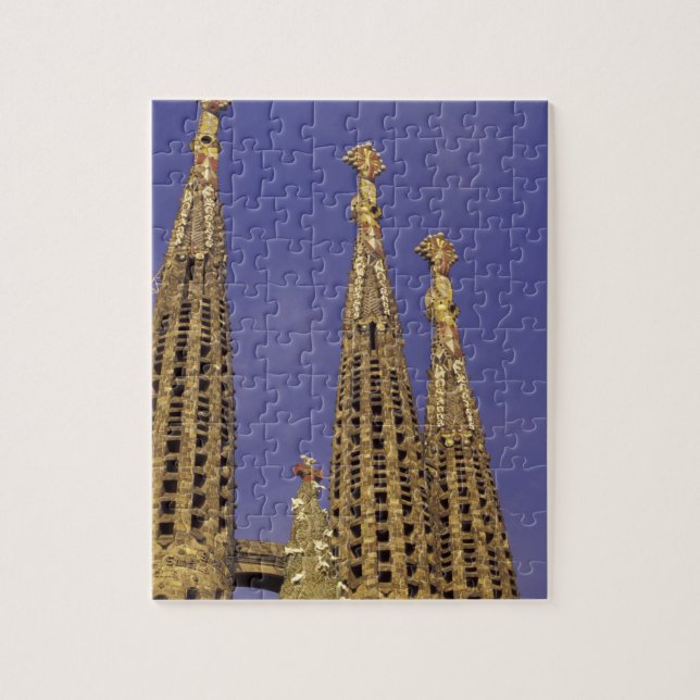 Europe, Spain, Barcelona Sagrada Familia Jigsaw Puzzle (Vertical)