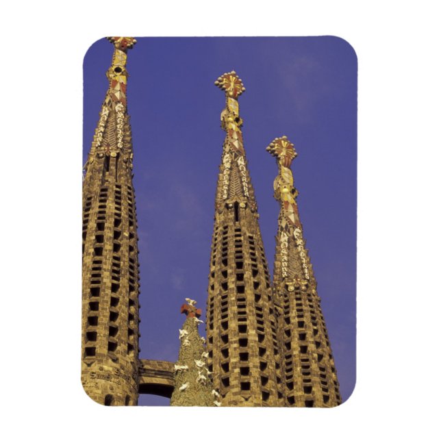 Europe, Spain, Barcelona Sagrada Familia Magnet (Vertical)