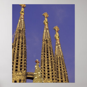 Europe, Spain, Barcelona Sagrada Familia Poster