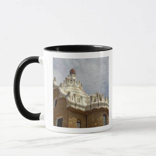 Europe, Spain, Catalunya, Barcelona. Park Guell, 2 Mug (Left)