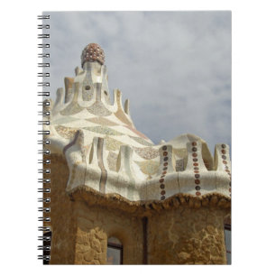 Europe, Spain, Catalunya, Barcelona. Park Guell, 2 Notebook