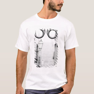 Europe, Spain, Mallorca. Eyeglass shop sign, T-Shirt