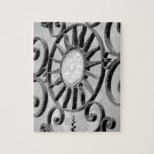 Europe, Spain, Mallorca. Gate detail, Palma Jigsaw Puzzle