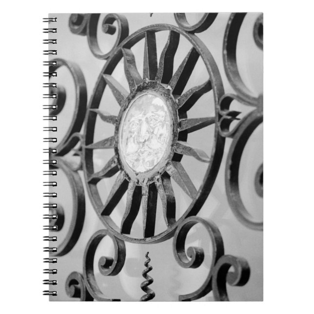 Europe, Spain, Mallorca. Gate detail, Palma Notebook (Front)