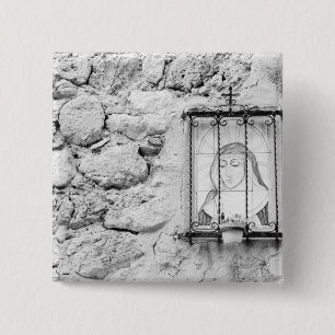 Europe, Spain, Mallorca. The Holy Wall, 15 Cm Square Badge