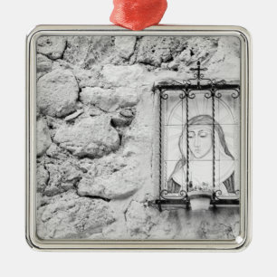 Europe, Spain, Mallorca. The Holy Wall, Metal Ornament