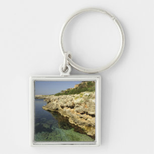 Europe, Spain, Minorca (aka Menorca), Binibeca. 2 Key Ring