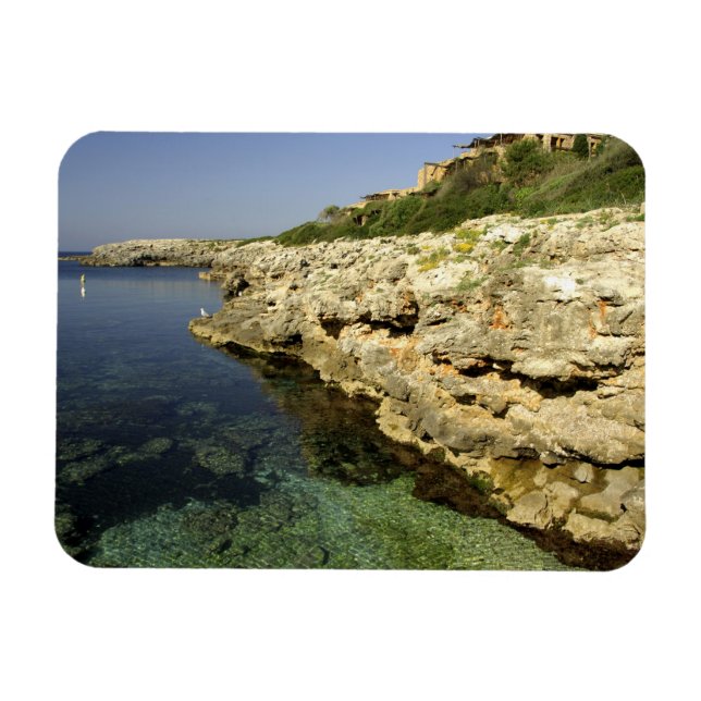 Europe, Spain, Minorca (aka Menorca), Binibeca. 2 Magnet (Horizontal)