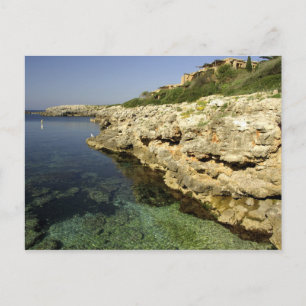 Europe, Spain, Minorca (aka Menorca), Binibeca. 2 Postcard