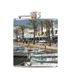 Europe, Spain, Minorca (aka Menorca). Fishing Hip Flask