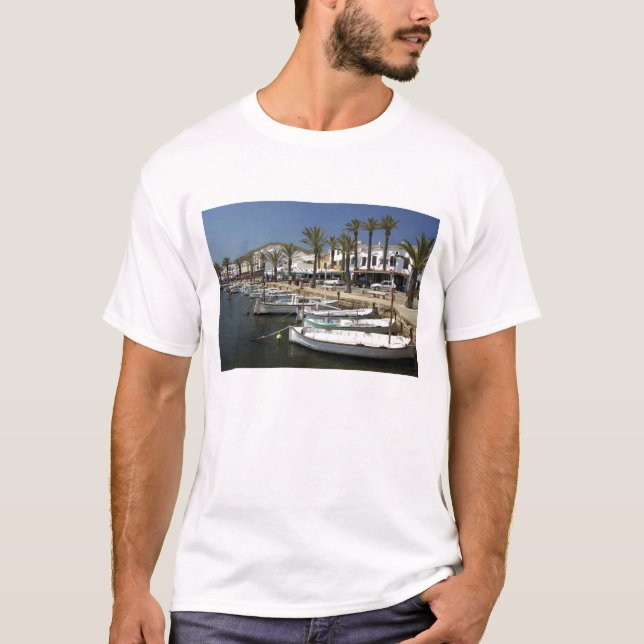 Europe, Spain, Minorca (aka Menorca). Fishing T-Shirt (Front)