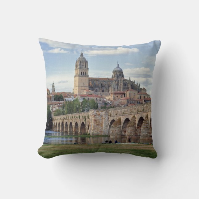 Europe, Spain, Salamanca. The Roman bridge over Cushion (Front)