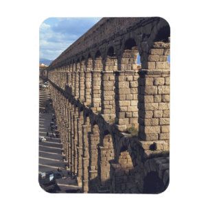 Europe, Spain, Segovia. Late light casts shadows Magnet