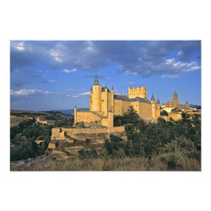 Europe, Spain, Segovia. The Alcazar, a World Photo Print