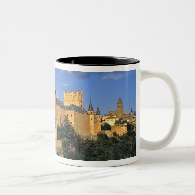 Europe, Spain, Segovia. The Alcazar, a World Two-Tone Coffee Mug (Right)