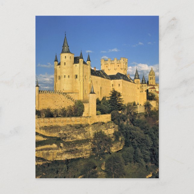 Europe, Spain, Segovia. The imposing Alcazar, Postcard (Front)