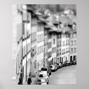 Europe, Switzerland, Bern. Old City buildings Poster