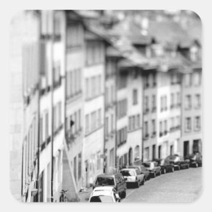 Europe, Switzerland, Bern. Old City buildings Square Sticker