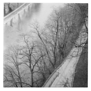 Europe, Switzerland, Bern. Overview of the Aare Ceramic Tile