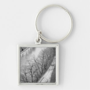 Europe, Switzerland, Bern. Overview of the Aare Key Ring