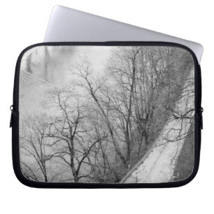 Europe, Switzerland, Bern. Overview of the Aare Laptop Sleeve