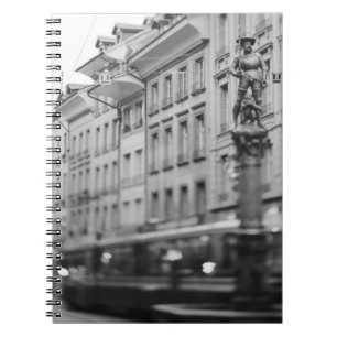 Europe, Switzerland, Bern. Tram, Marktgasse Notebook