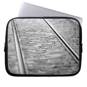 Europe, Switzerland, Bern. Tram tracks, 2 Laptop Sleeve