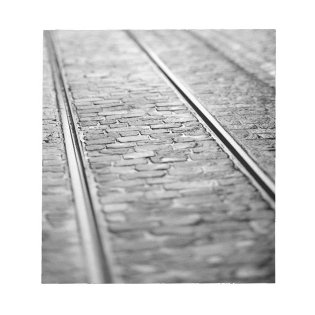 Europe, Switzerland, Bern. Tram tracks, 2 Notepad (Front)