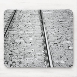 Europe, Switzerland, Bern. Tram tracks, Mouse Pad