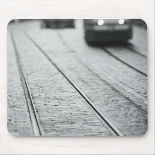 Europe, Switzerland, Berne. Tram tracks, Mouse Pad