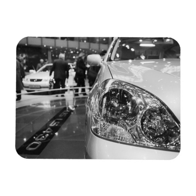 Europe, Switzerland, Geneva. Geneva Motor Show; 2 Magnet (Horizontal)