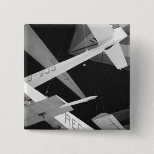 Europe, Switzerland, Lucerne. Aerial glider 15 Cm Square Badge