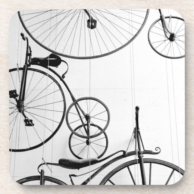 Europe, Switzerland, Lucerne. Bicycle display, Coaster (Front)