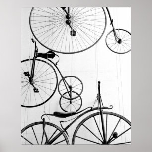 Europe, Switzerland, Lucerne. Bicycle display, Poster