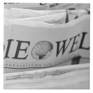 Europe, Switzerland, Lucerne. Die Welt The World Ceramic Tile