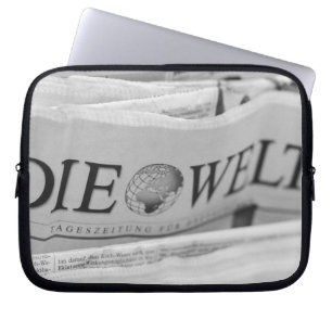 Europe, Switzerland, Lucerne. Die Welt The World Laptop Sleeve