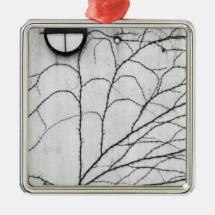 Europe, Switzerland, Lucerne. Ivy pattern on Metal Ornament
