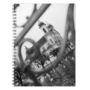 Europe, Switzerland, Lucerne. Jesuit church Notebook