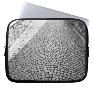 Europe, Switzerland, Zurich. Cobbled street, Laptop Sleeve