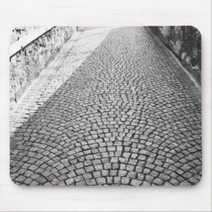 Europe, Switzerland, Zurich. Cobbled street, Mouse Pad