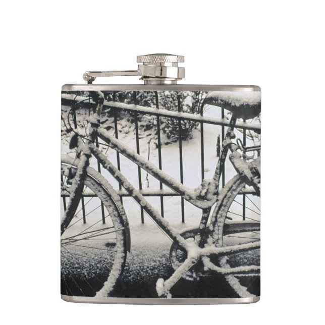 Europe, The Netherlands, Amsterdam. A Hip Flask (Front)