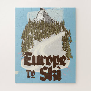 Europe To Ski Jigsaw Puzzle
