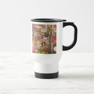 Europe Travel Vintage European Paris France Art Travel Mug