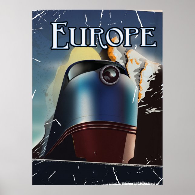 Europe Vacation travel poster (Front)