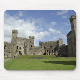Europe, Wales, Caernarfon. Caernarfon Castle, Mouse Pad