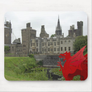 Europe, Wales, Cardiff. Cardiff Castle. Welsh 2 Mouse Pad