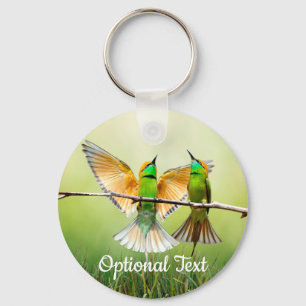 European Bee-Eater Colourful Bird Key Ring