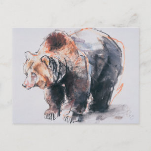 European Brown Bear 2001 Postcard