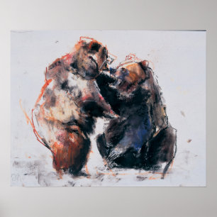European Brown Bears 2001 Poster